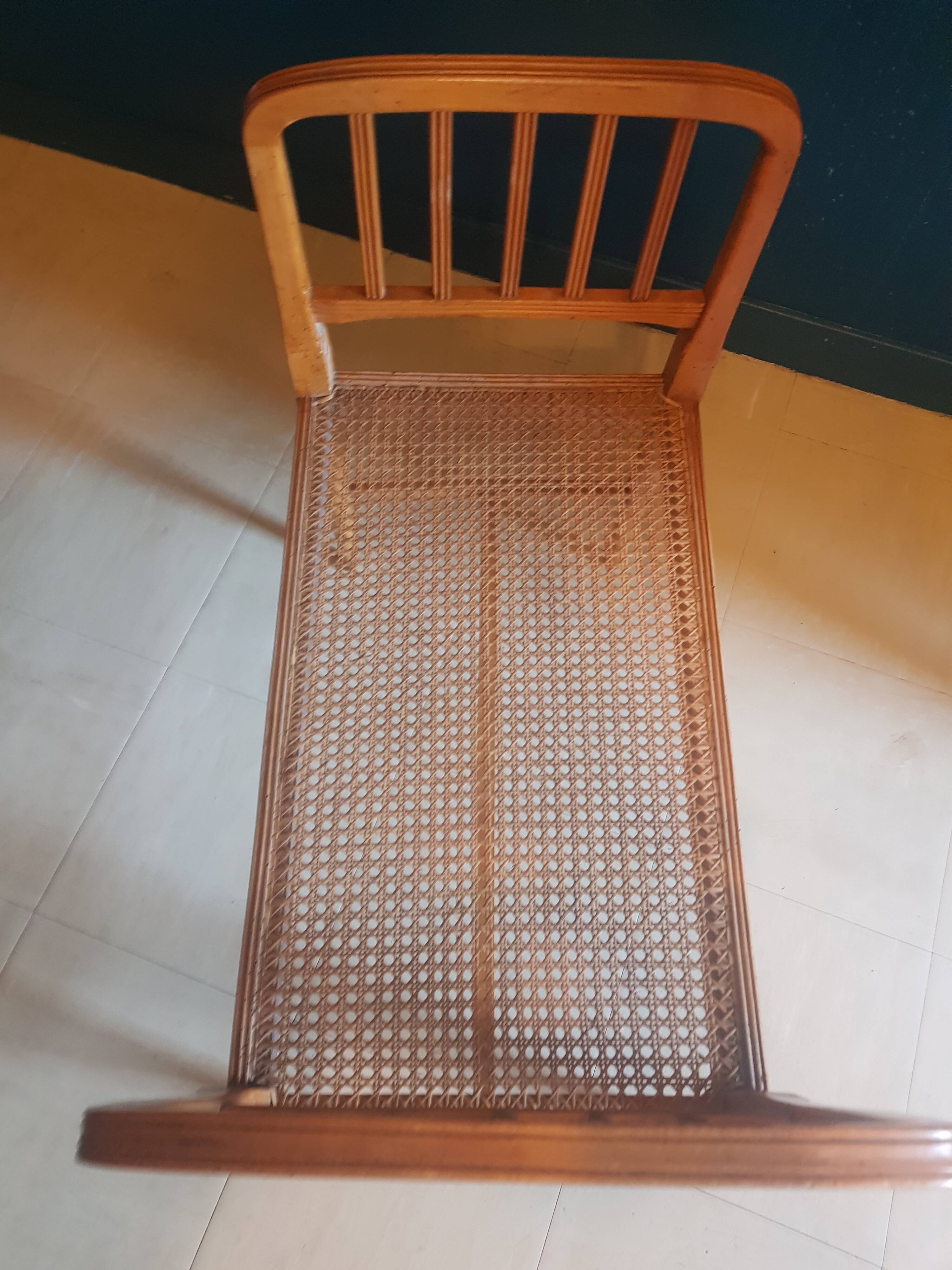 Bench end of bed cannage vintage style empire