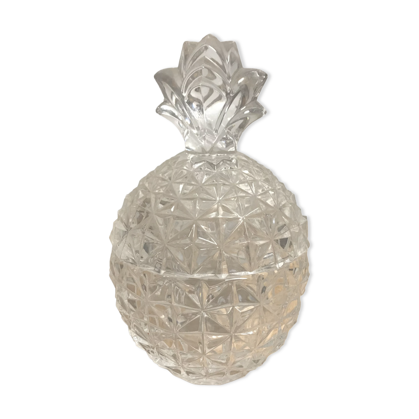 Vintage pressed glass pineapple sweetener