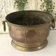 Ice Bucket, French Brass & Copper Champagne Vasque