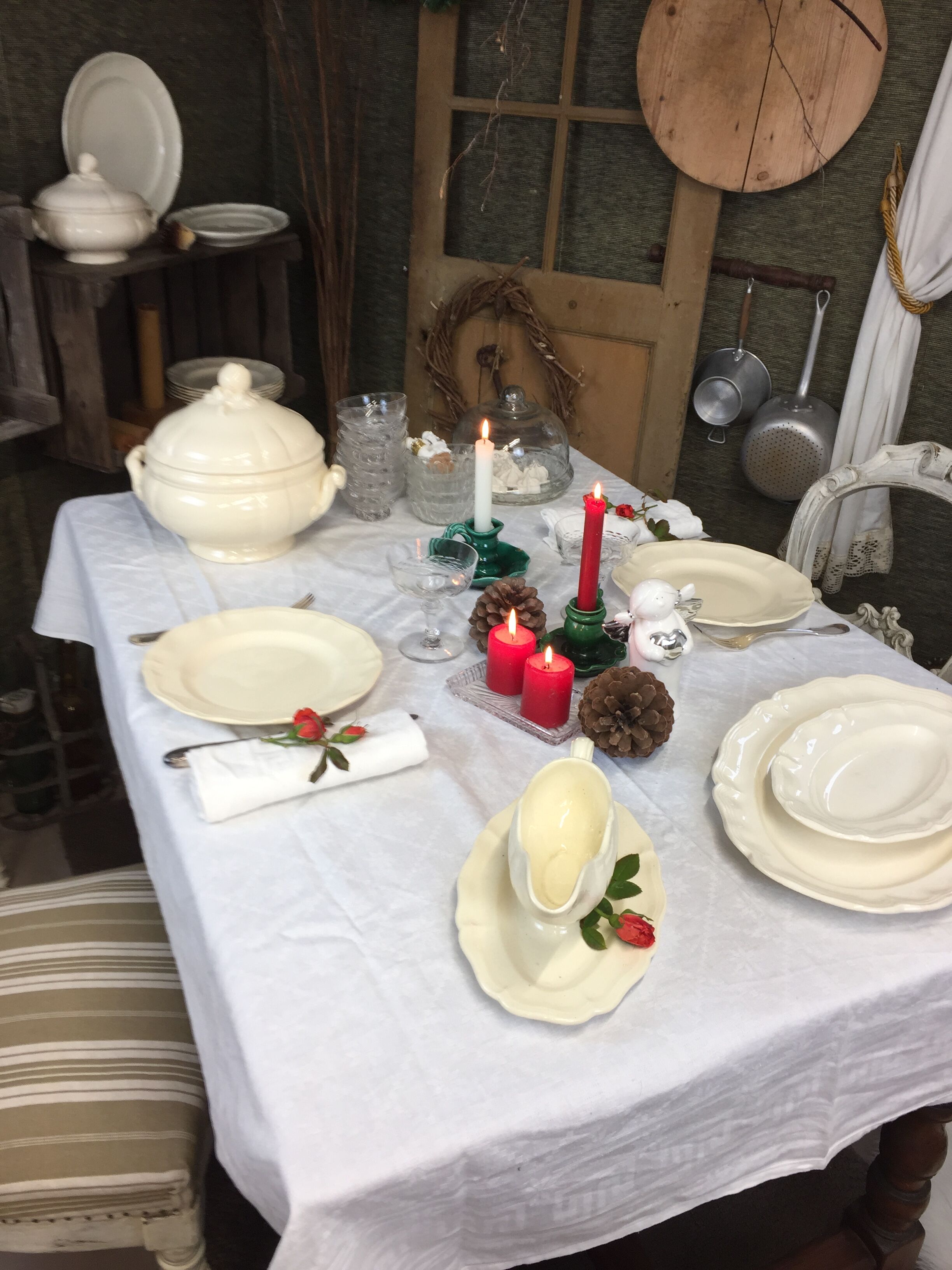 Candlestick or old cellar rack, handcrafted, made in France, Salin