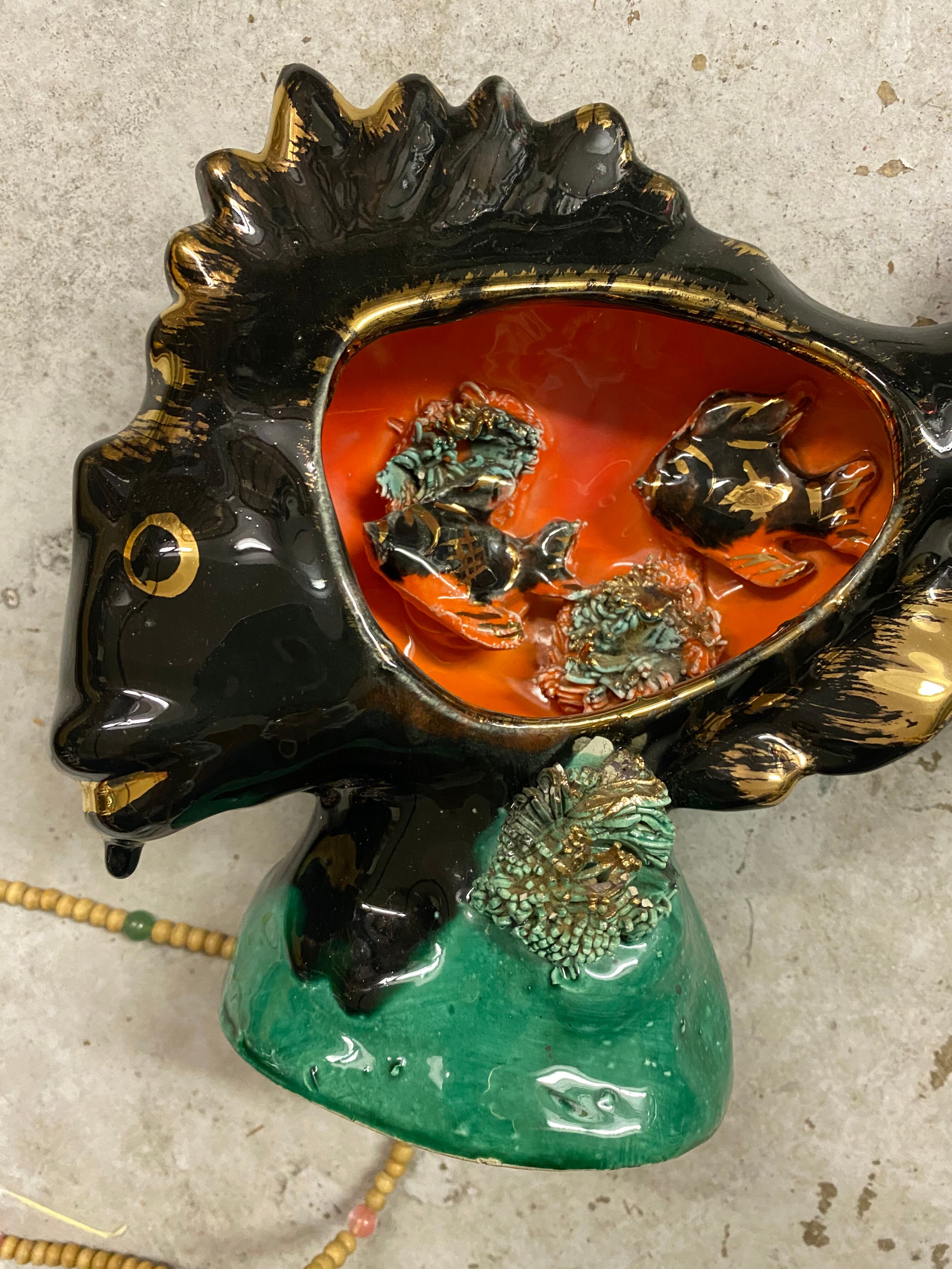 Vallauris ceramic lamp set