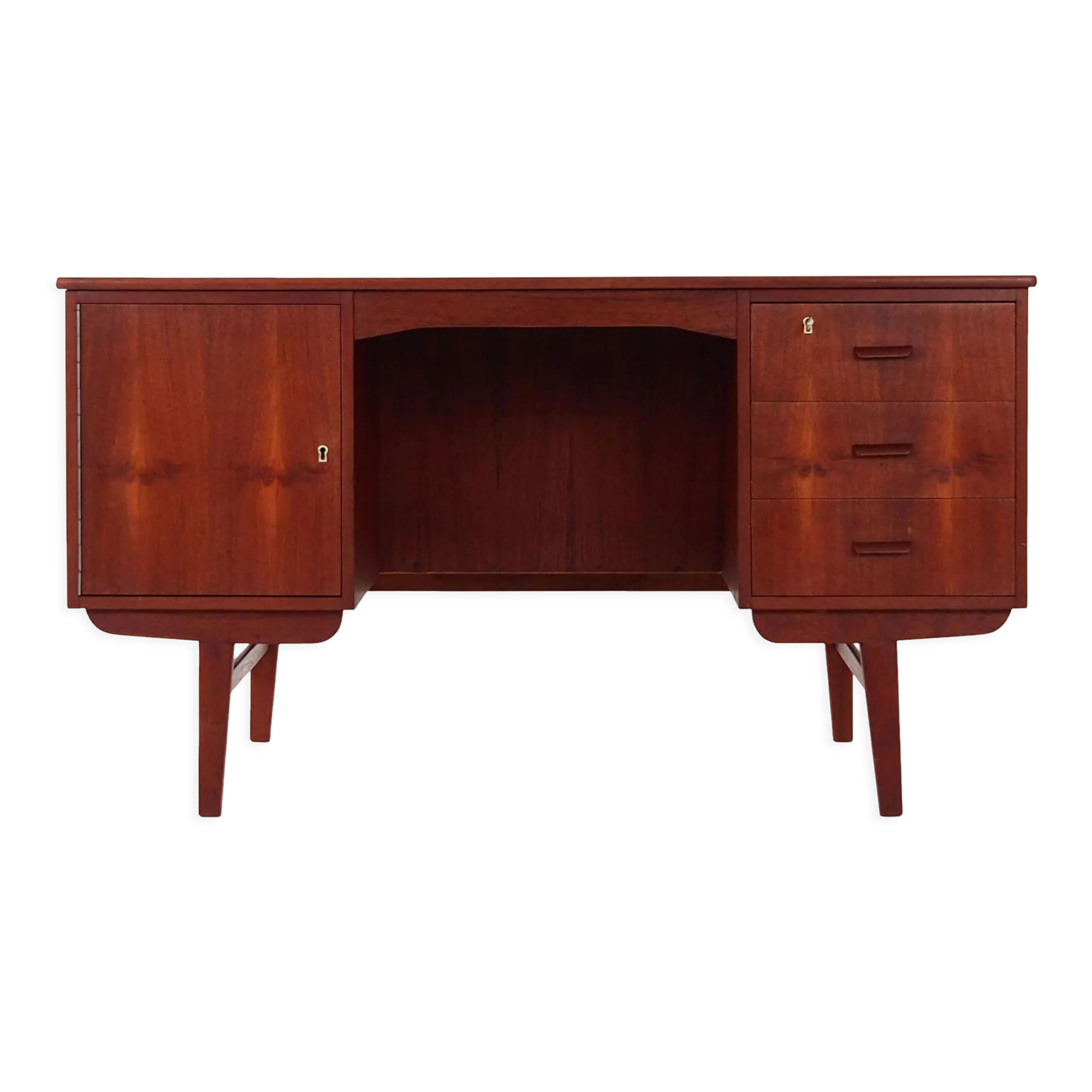 Bureau en teck design scandinave des années 70