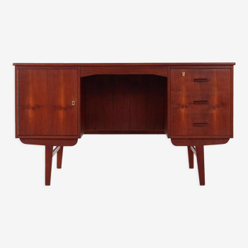 Teak desk Scandinavian design of the 70's