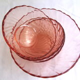 Saladier & 4 rosaline bowls