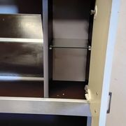 Bar cabinet / entrance furniture with a vintage 1970s mirror.