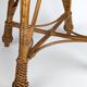 Vintage wicker stool, 1960