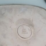 Set of 5 silver metal "Medusa head" trinket trays