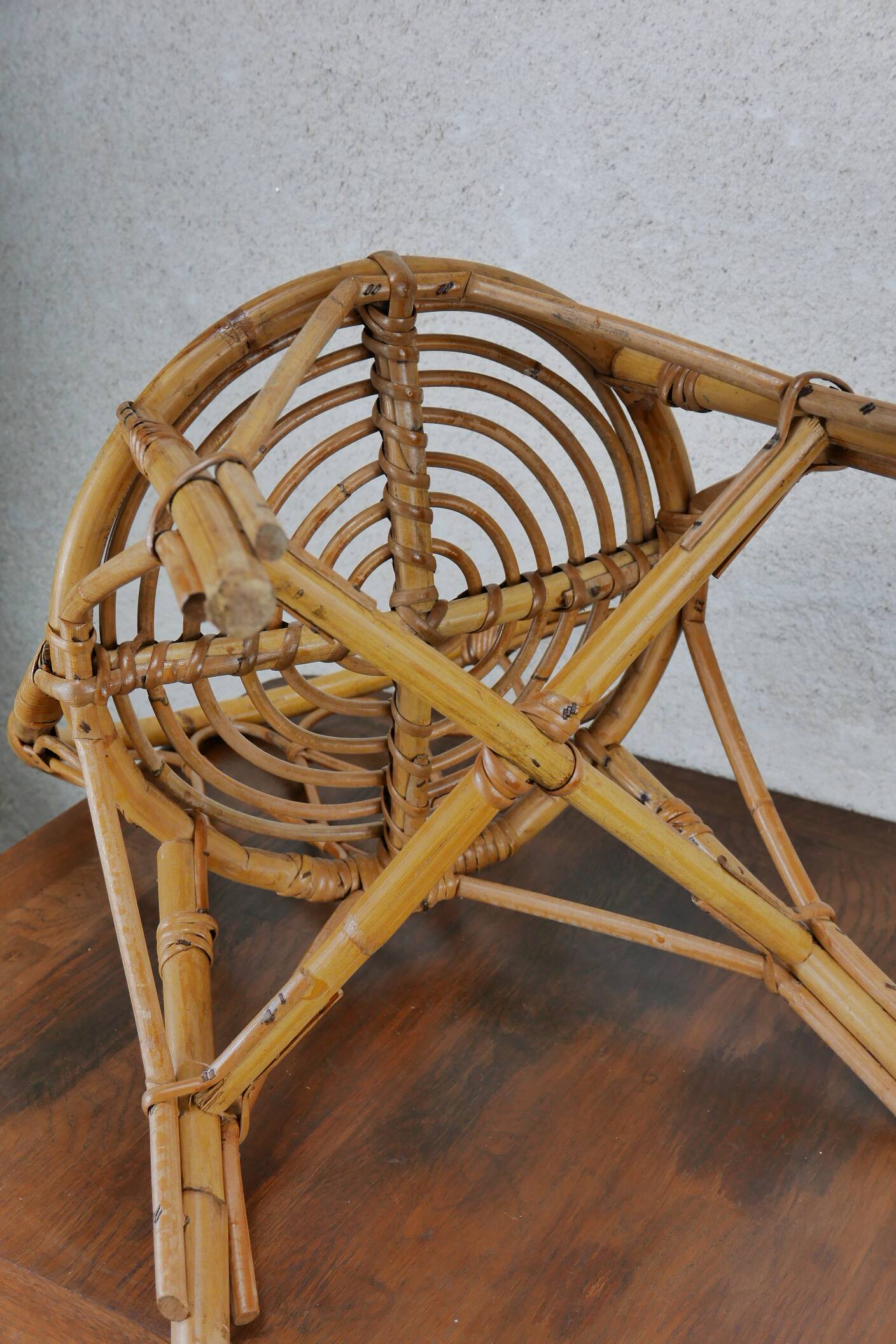 Children's rattan chair