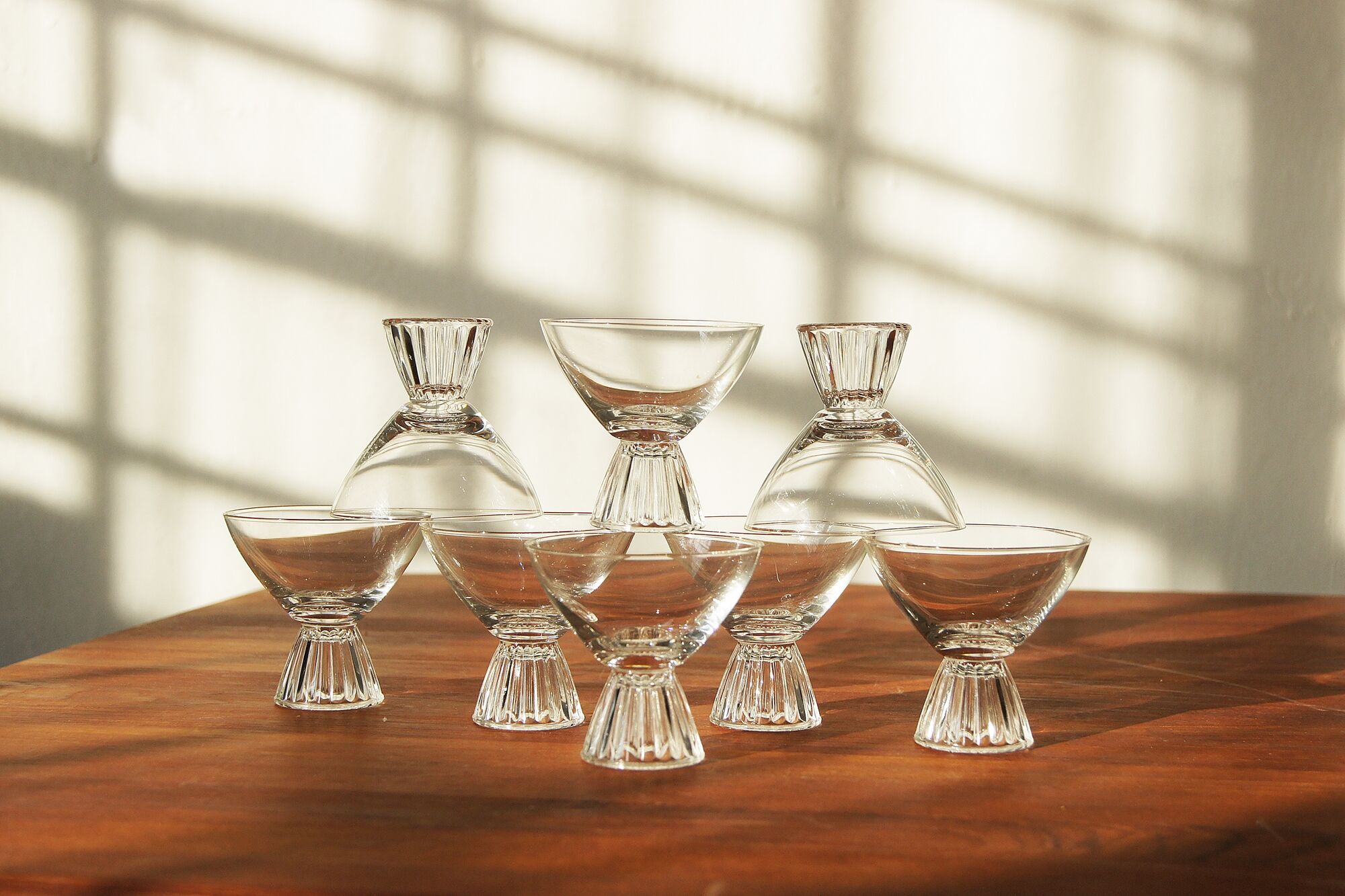 Verres à cocktail vintage, ensemble de 8