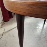 Scandinavian teak table with double butterfly extension 2 m by 1 m 20