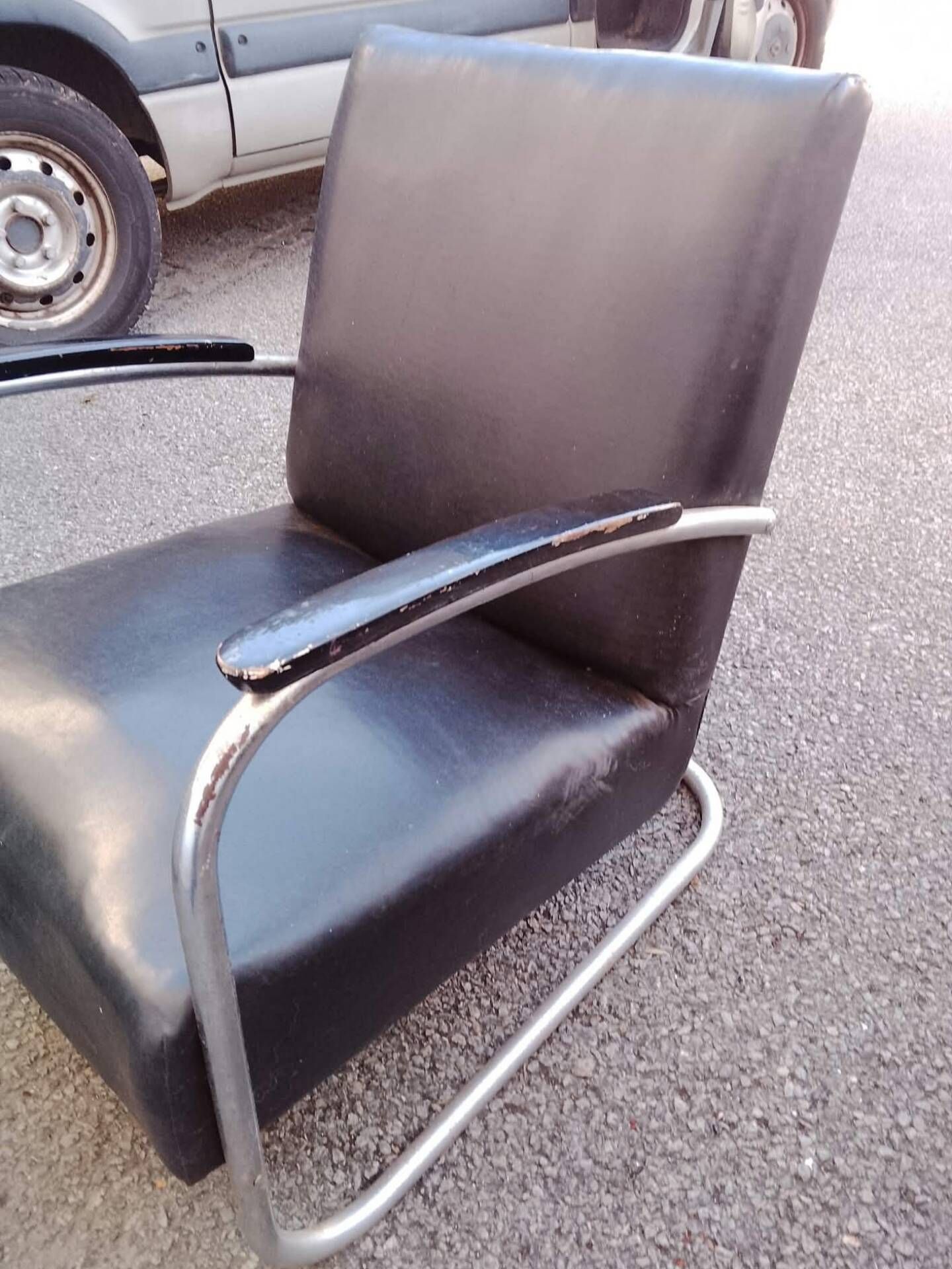 Modernist armchair from 1930, Robert Rhode, Troy