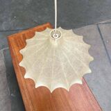 Modern mid-century Cocoon pendant lamp by Friedel Wauer for Goldkant Leuchten, 1960s.