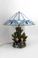 Ceramic lamp, dreamlike childhood – W. Schilder, Germany, c. 1970