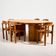 MK10590 Alder wood dining set by Erwin Berghammer for Team 7, Set of 7