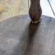 Lot de 3 tabourets tripodes en bois tourné