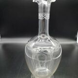 Baccarat crystal carafe model Byzantine engraving