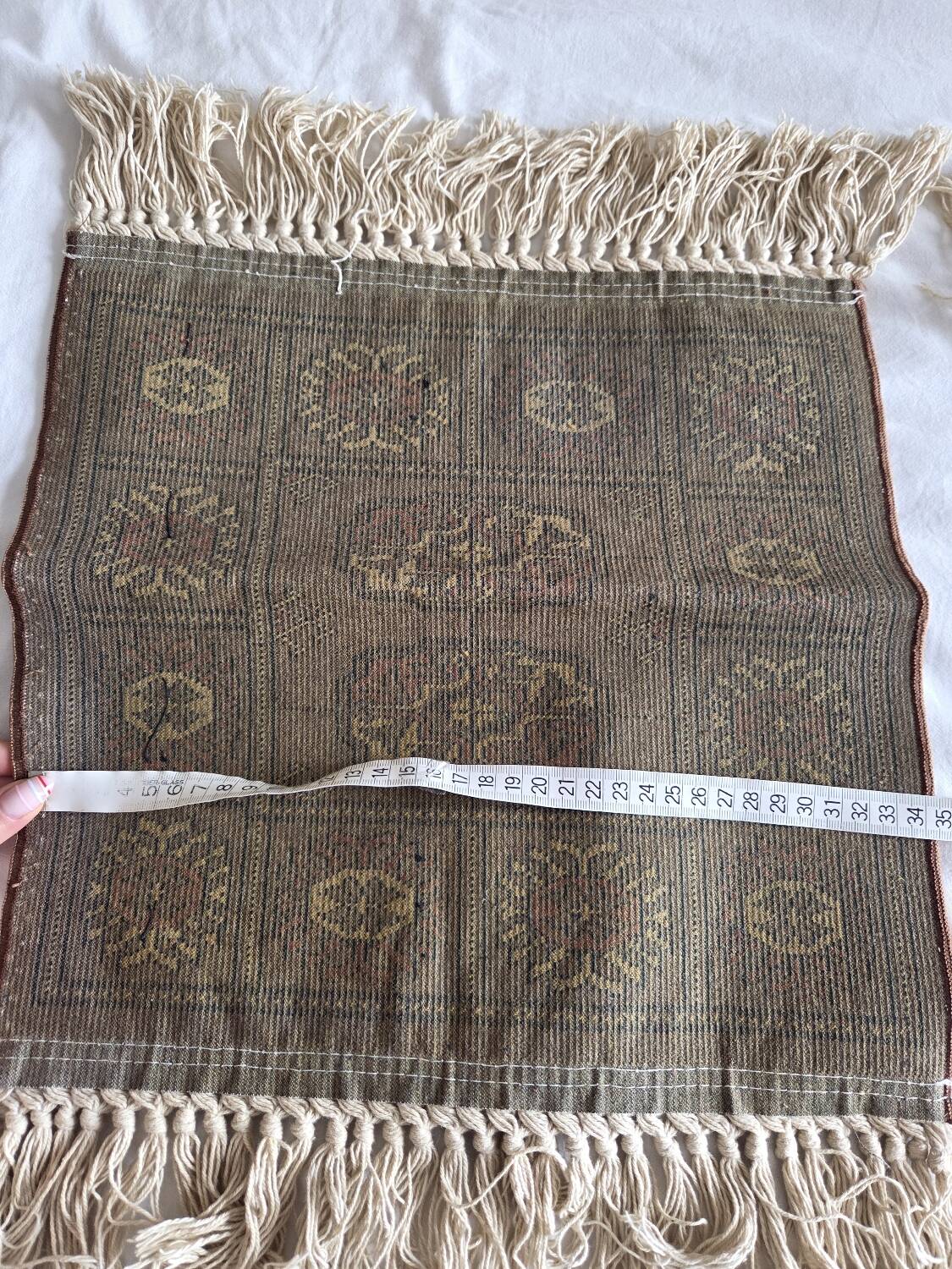 Lot de 2 anciens petits tapis orientaux