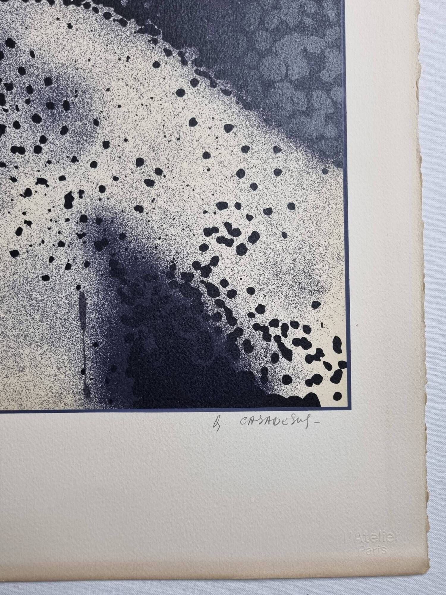 Original lithograph after Béatrice Casadesus, 1970s, 55 x 76 cm