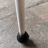 Set of 4 vintage chairs in metal and Skai