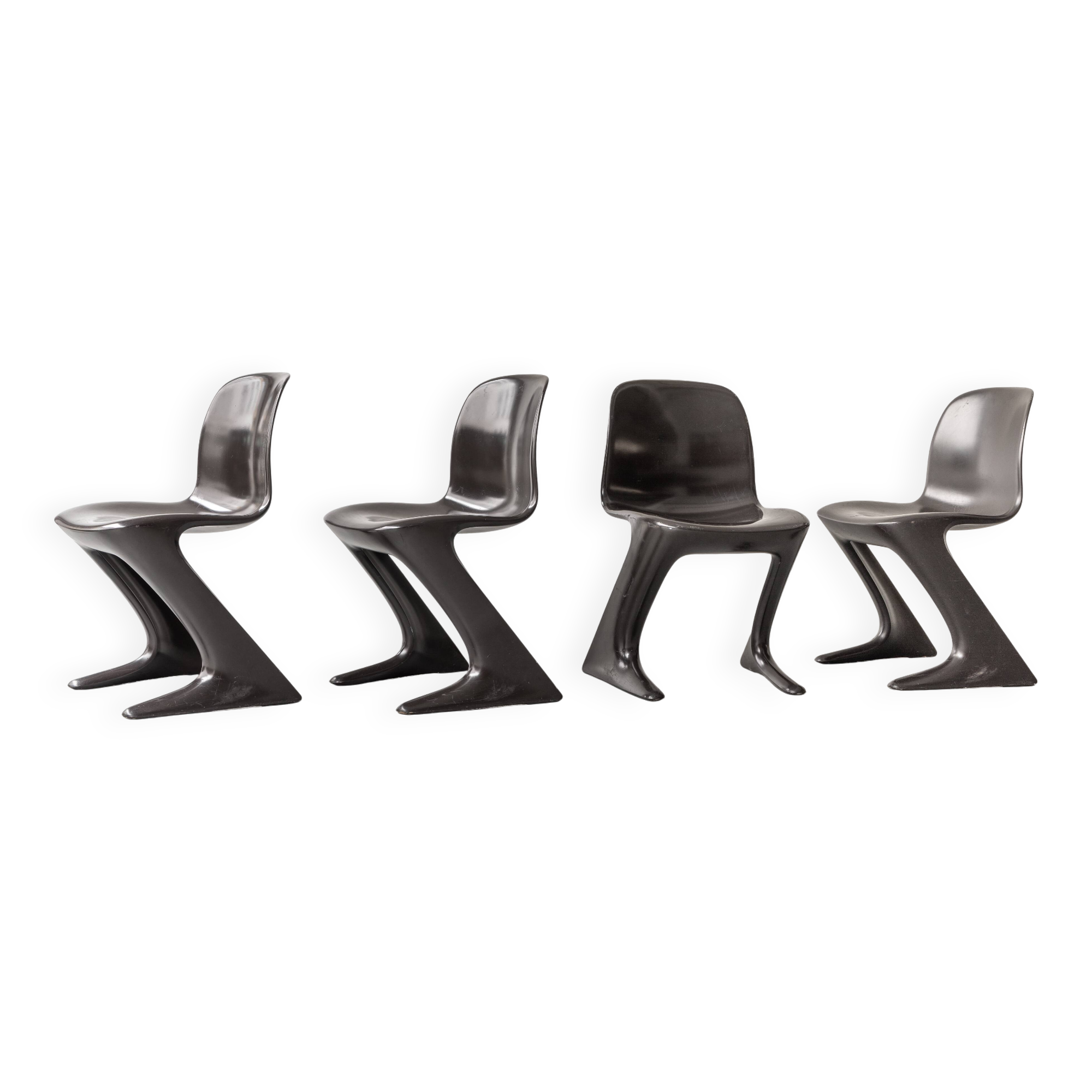 Dining chairs ‘Z-chair’ by Ernst Moeckl