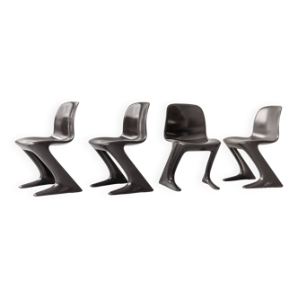 Dining chairs ‘Z-chair’ by Ernst Moeckl