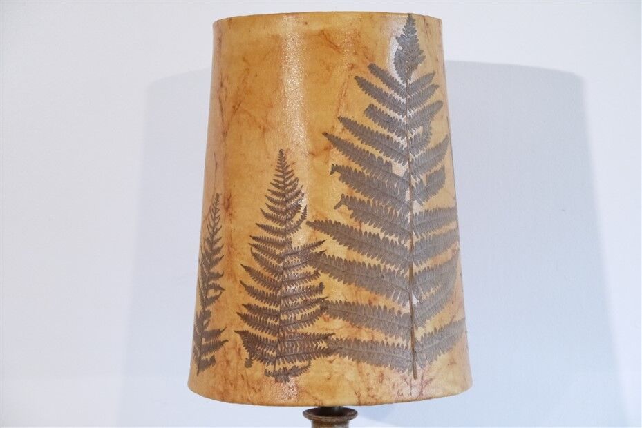 Sandstone lamp by Alain Blanchard 1970