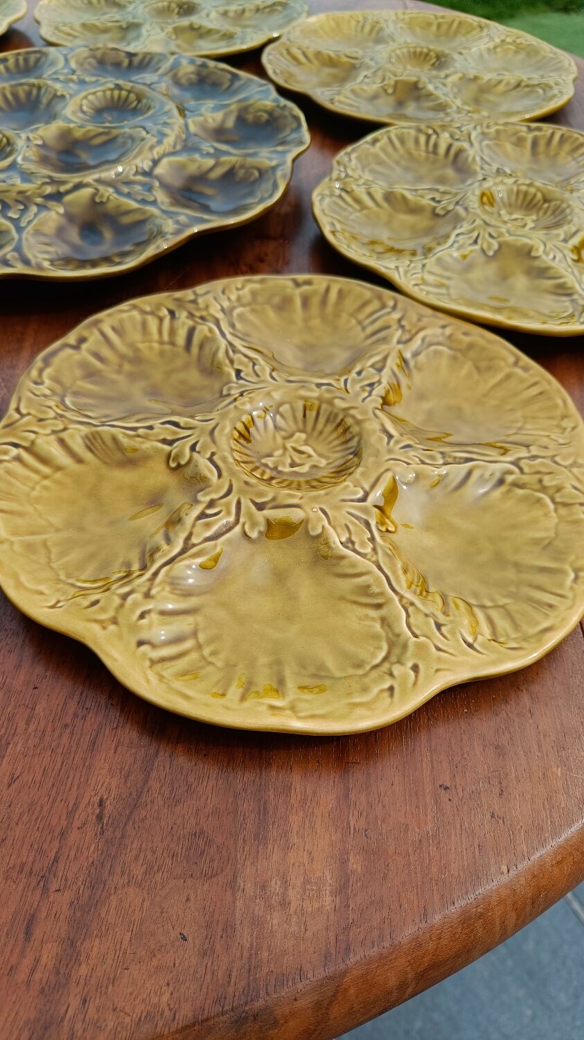 Vintage oyster service Gien – ceramic