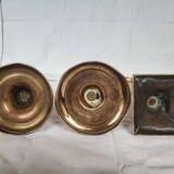 Candlestick candle holder on bronze base
