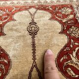 Istanbul Silk Carpet Signed