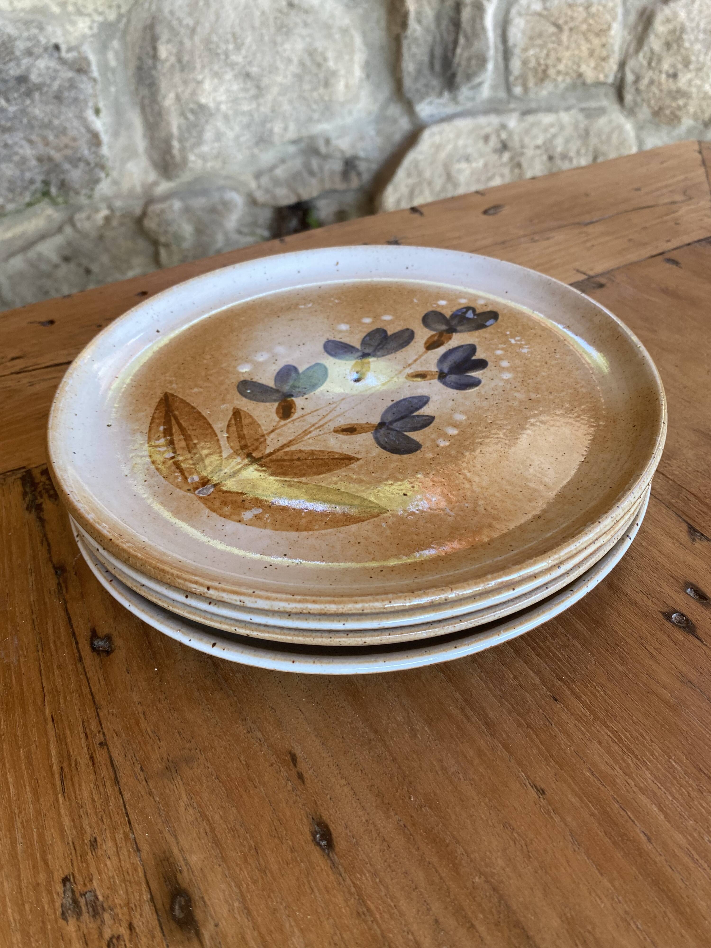 4 Gres du Marais dinner plates