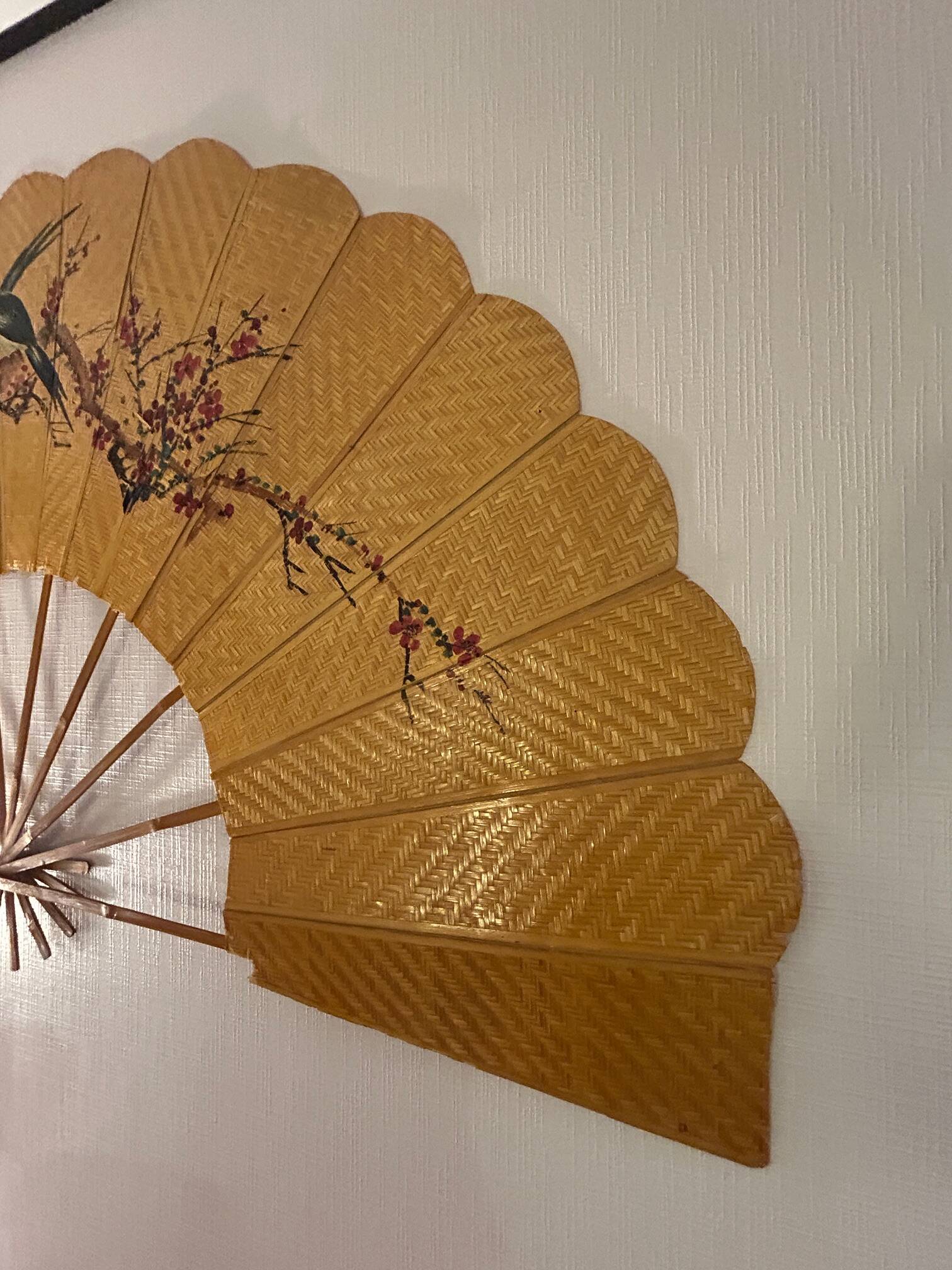 large decorative wall fan