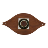Midcentury Teak Tray With Tile Insert By Allan Wallwork 1970
