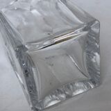 Chiseled crystal carafe