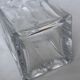 Chiseled crystal carafe