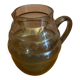 Pichet Ancien ART DÉCO Verre moulé fumé Cuisine Vintage #C604