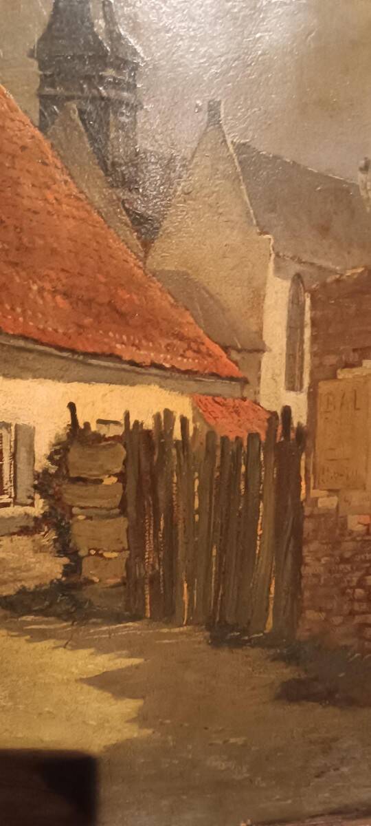 19th-century painting - Oil on panel - European school