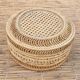 Braided rattan candy box