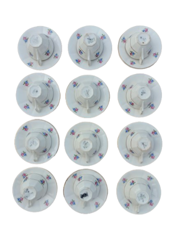 Old Digoin and Sarreguemines tea cup