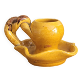 La Redoute x Selency ceramic candle holder 21 yellow
