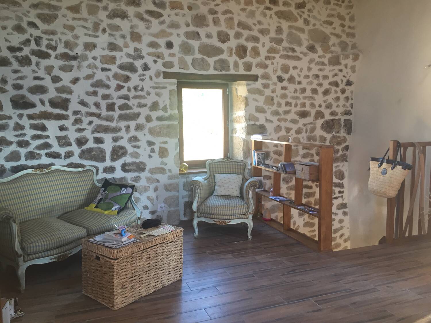 Louis XV rococo sofa and armchair