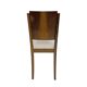 Six chaises de salle à manger Art Déco en noyer italien, années 1940