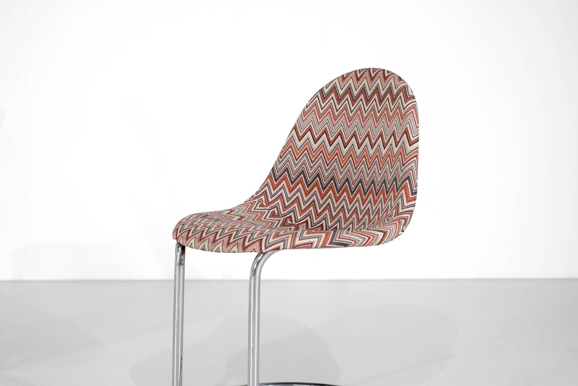 Set of "Maia" chairs by Giotto Stoppino for Bernini, Italy 1970s