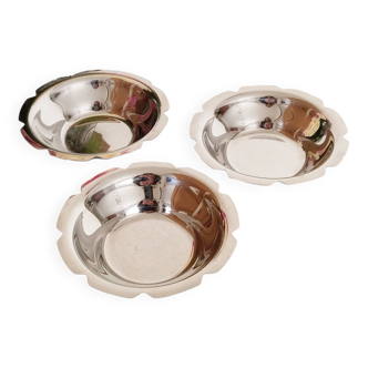 18/10 stainless steel metal cups, Létang Rémy, ice cream cups