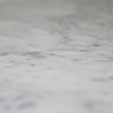 Marble and steel table France, circa 1970