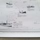 Shipwrecks map of the island of Ushant circa 1980