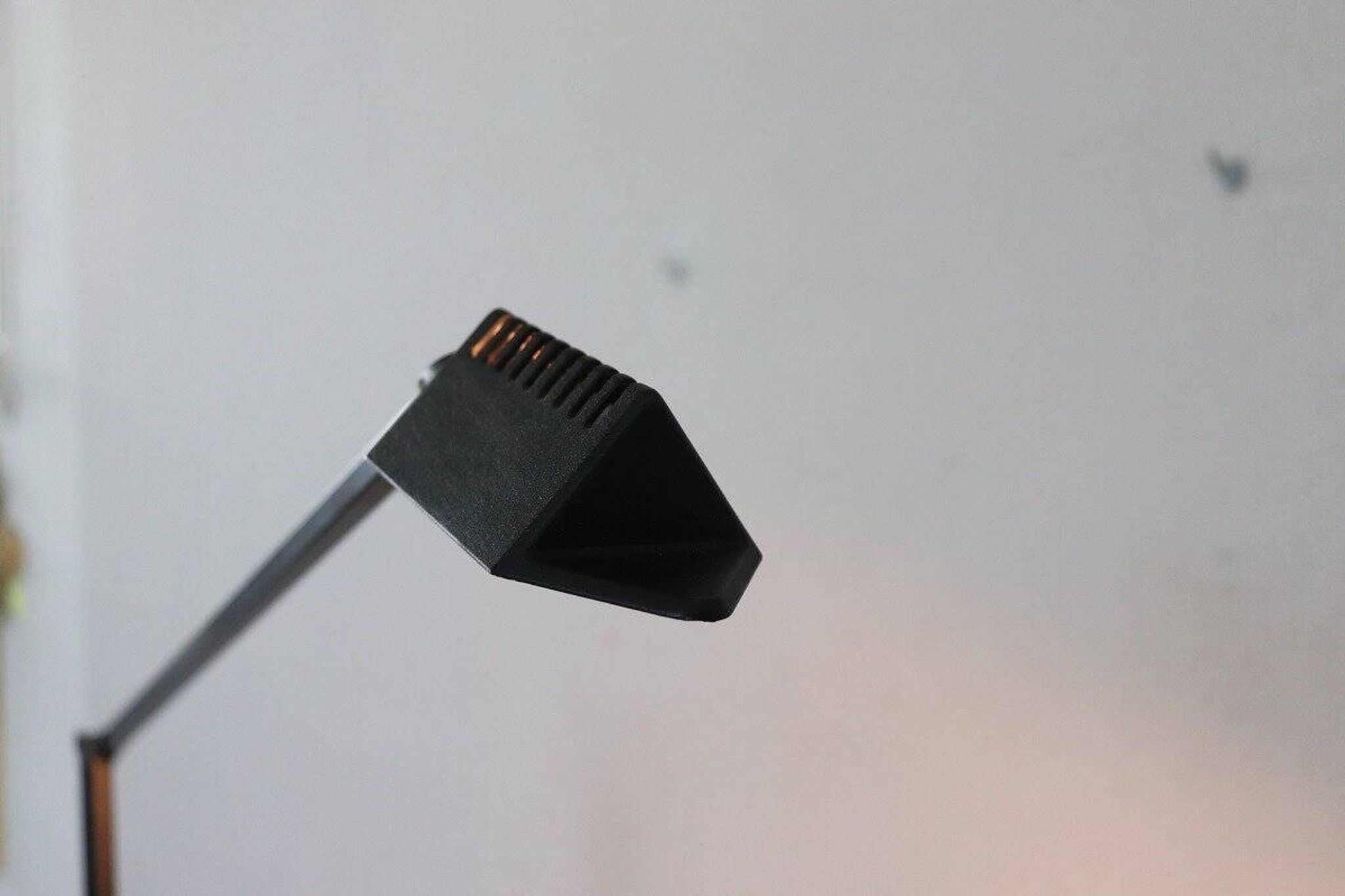 Black Metal Postmodern Table Lamp By Fridolin Naef For Luxo, 1980s