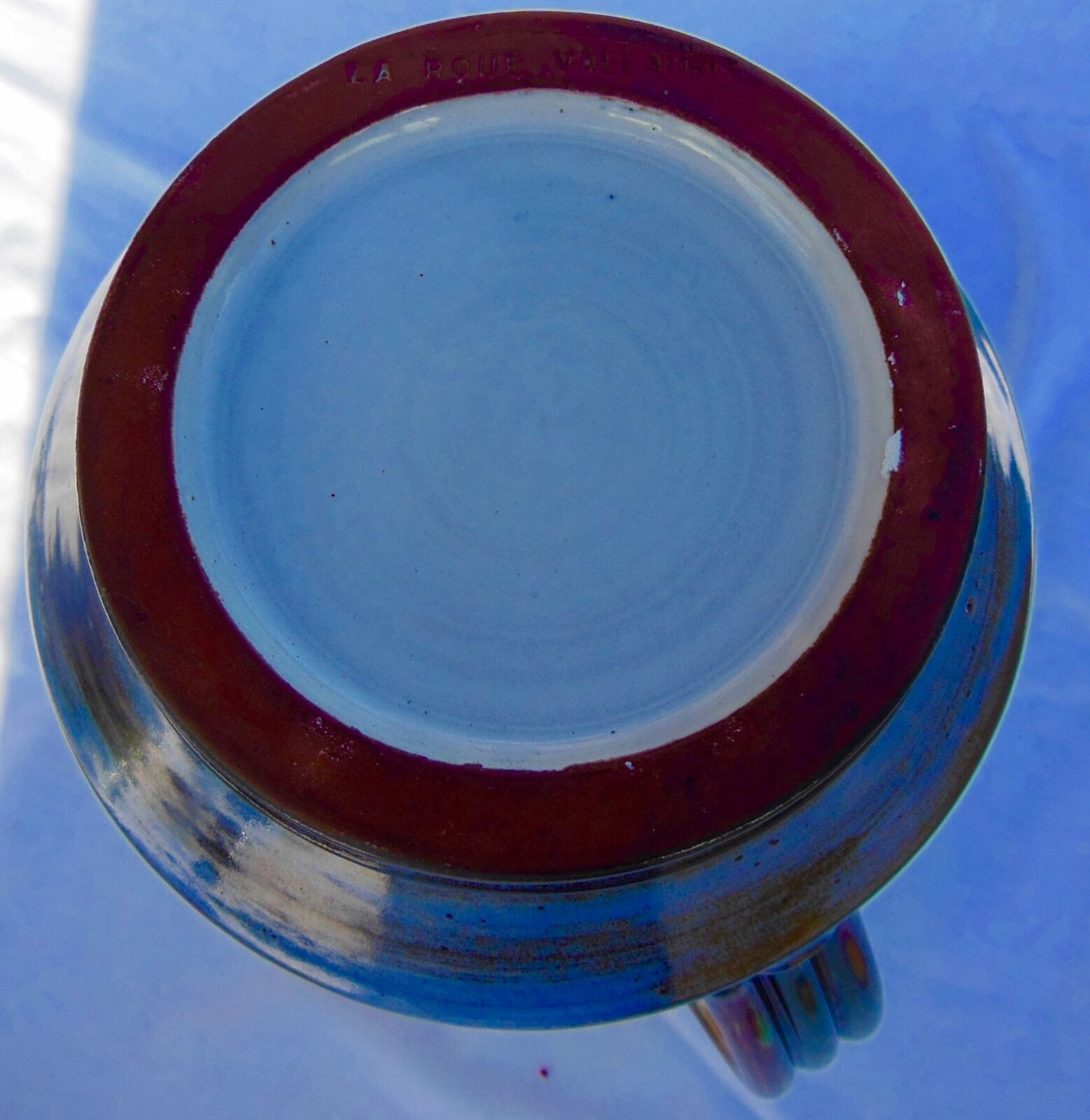 pitcher -BROC or JUG - signed La Roue Vallauris - Vintage ceramics 60/70 -N°1