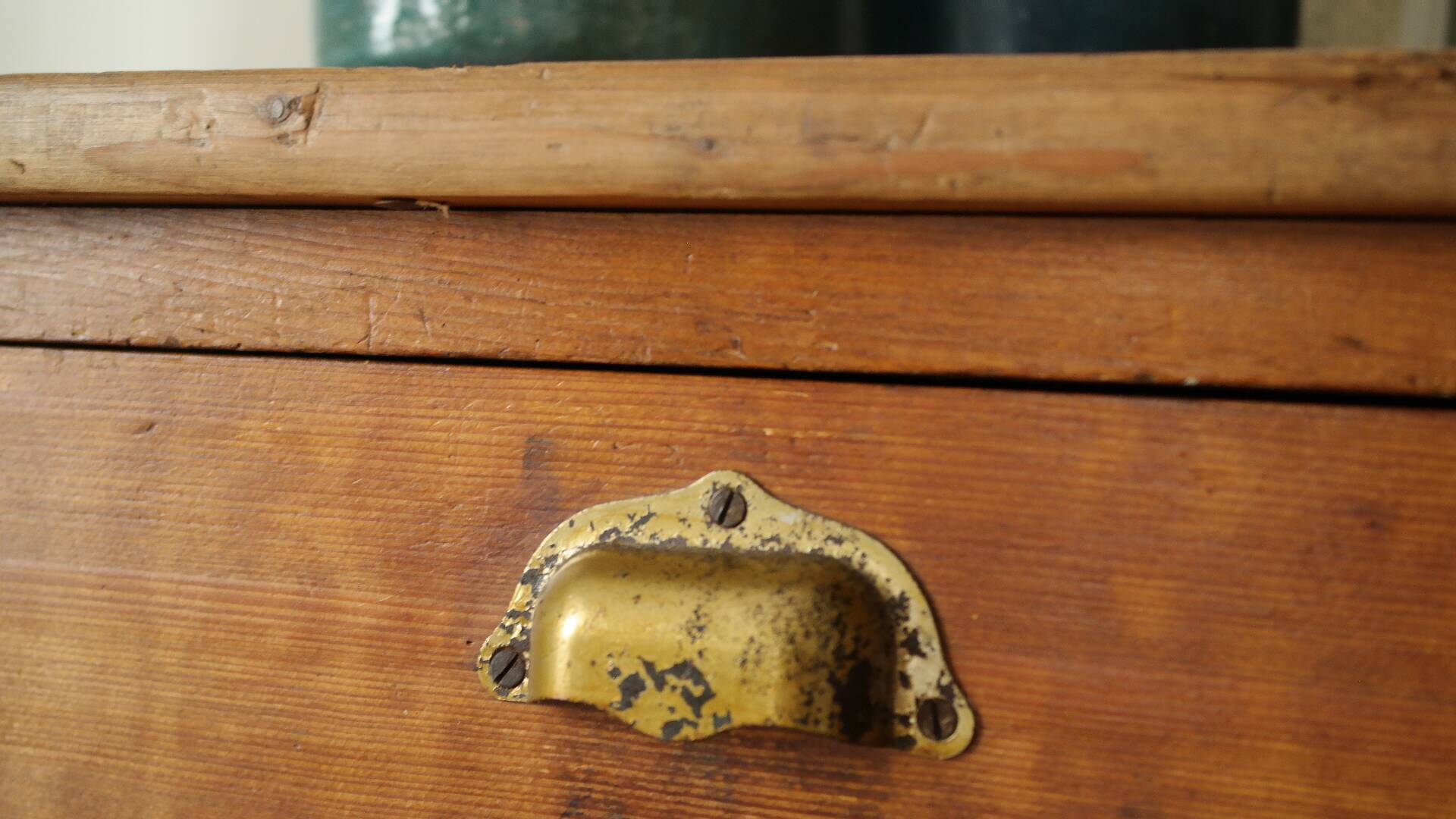 Parisian old waxed wood buffet