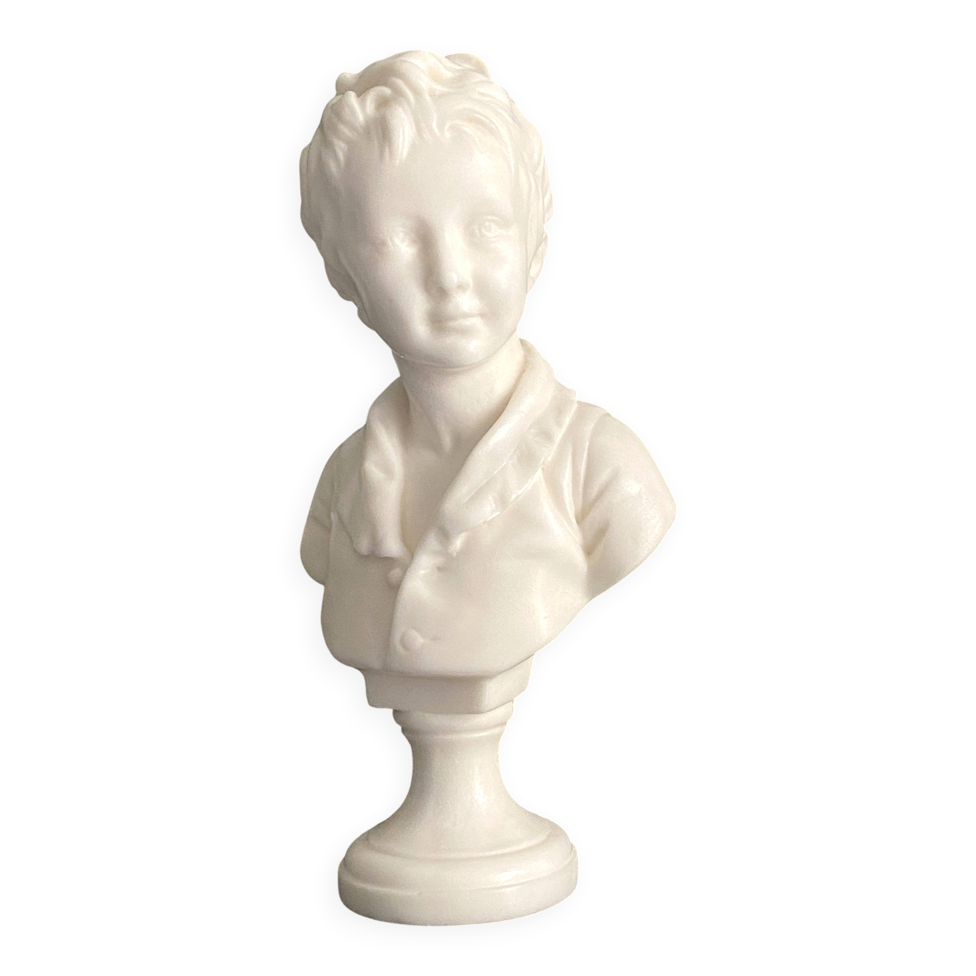 Ancient and charming sculpture depicting Louise Brongniart, daughter of the...