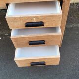 beautiful desk 1940/60 in revamped wood